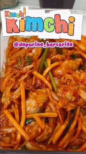 Kimchi ala @dapurina_bercerita 🥰
