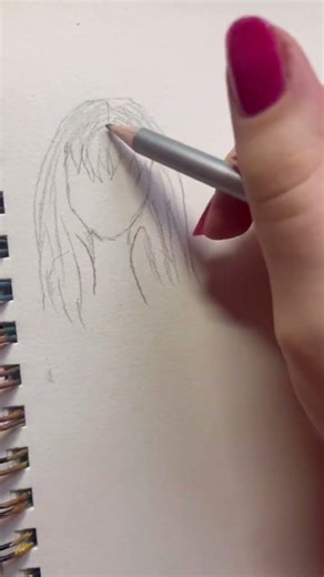 How to SKETCH hair in 3 EASY ways 💇‍♀️