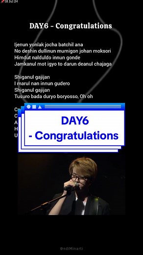 DAY6 - Congratulations Lyric Video Song | Easy Lyrics