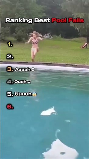 Ranking Best Pool Fails #fails #shorts #funny
