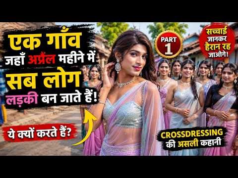 Crossdressing story | April Mein Badalta Gaon | CD story | Hindi Crossdressing story | Part 1