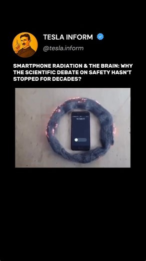 TESLA INFORM on Instagram: "Debates about the impact of smartphone radiofrequency (RF) radiation on the brain have been ongoing since the 90s. Current safety standards (SAR) are based on the **thermal effect** — the principle that radiation is only dangerous if it heats tissue. However, some scientists pose a question: what if there are **non-thermal effects** from chronic, decades-long exposure? Could constant low-level field exposure affect neural connections, the blood-brain barrier, or oxida