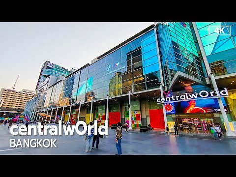 CENTRAL WORLD Bangkok Shopping Mall Walkthrough 2023 [4K]
