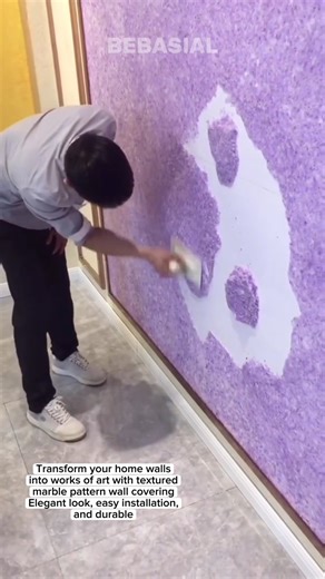 Textured Marble Pattern Wall Covering | A Touch of Natural Luxury in Your Home!