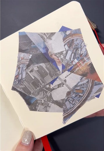 0305🗞️ #art #collage #collageart #analogcollage #newspapercollage #アート #コラージュ #コラージュアート #アナログコラージュ #新聞コラージュ