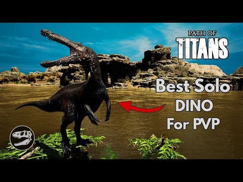 Most powerful with Best Survivability - Solo Suchomimus PvP on Gondwa Officials - Path of Titans