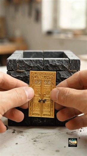 Building a Miniature Kaaba 🕋🤍 | Satisfying AI Construction #Shorts