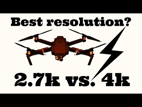 DJI Mavic Pro 2.7k vs. 4k resolution comparison and blind test
