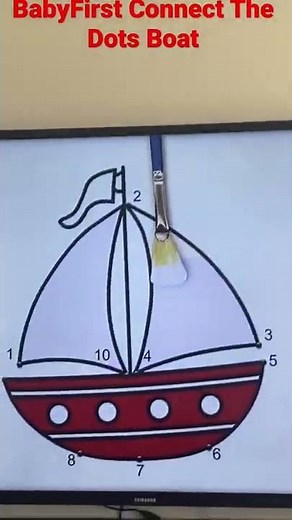 BabyFirst Connect The Dots Boat ￼