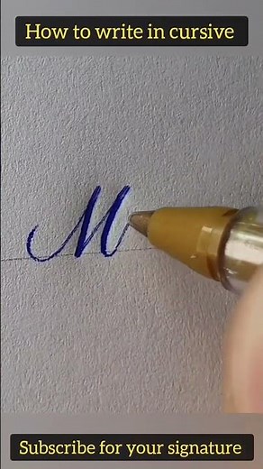 How to write in cursive | Maria name in cursive | Cursive writing #shortsvideo