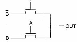 Pass Transistor Logic - realization of NAND, NOR, AND, OR Gates using pass transistor