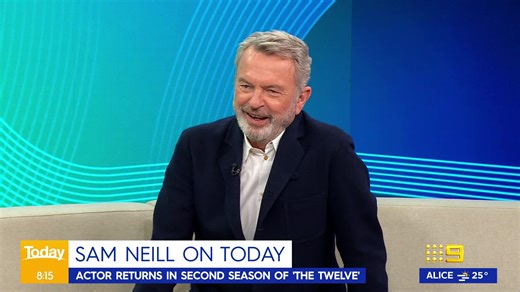 Sam Neill is BACK on our screens! 🎬🤩👏 The actor joined TODAY LIVE on the couch to chat about season 2 of 'The Twelve' and his personal battle with a rare blood cancer. #9Today | WATCH LIVE 5.30am | TODAY