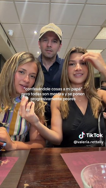 Confesándole cosas a mi papá pero todas son mentira