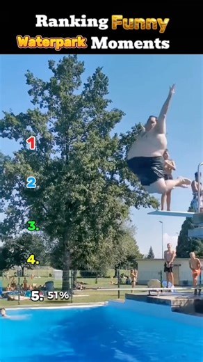 Funny Waterpark Moments 😂🌊 #usa #ranking #funny