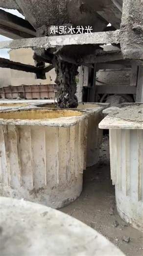 How to make concrete blocks | barrier with the help of steel mold and plastic part 2783