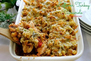 Leftover Turkey/Chicken with Stuffing Casserole