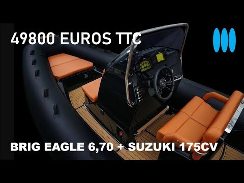 BRIG Eagle 6,70 avec moteur Suzuki 175cv - présentation privée de 7 minutes