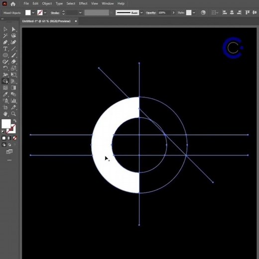Notice how the video uses concentric circles to keep the thickness consistent.