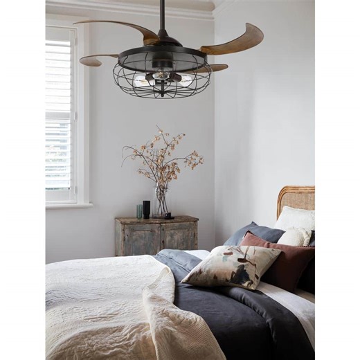Reviews for Fanaway Industri 48 in. LED Oil Rubbed Bronze and Dark Koa Ceiling Fan with Light Kit | Pg 1 - The Home Depot