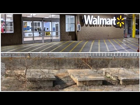 Why is this graveyard in a Walmart parking lot??????