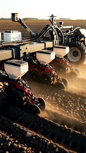 AI Seed Planting Robot Transforming Precision Farming #farming #automobile #ai #shorts #automobile