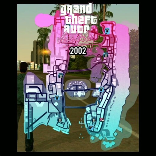 MAP EVOLUTION IN GRAND THEFT AUTO TRILOGY #gta #gaming #map #shorts