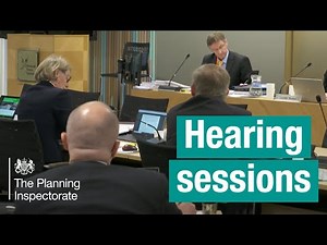 Local Plans 4 (legacy system) : Hearing sessions