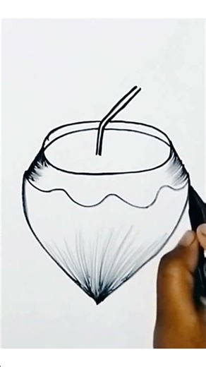 beautiful coconut #drawing #foryou #trending #howtodraw