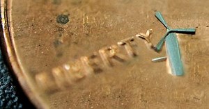 World's smallest windmills to power cell phones