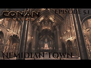 Conan Exiles Town Build - Ep 5.1 - Storm Glass Cathedral Showcase
