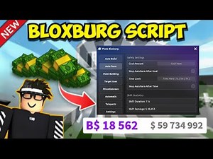 [NEW] Bloxburg Script | Auto Build | Inf Money | Auto Skill | AND MORE