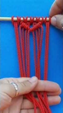 How to Tie a Macrame Heart (the Cutest Little Gift)