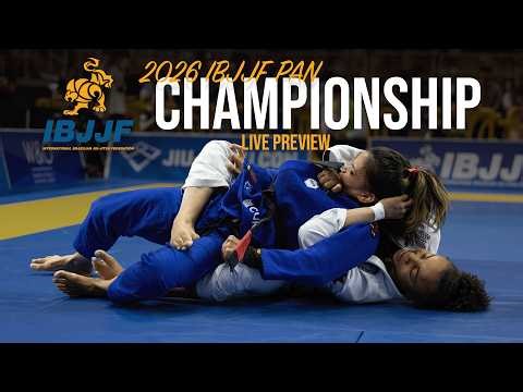 LIVE: 2026 IBJJF Pan Championships | Black Belt Day 1 Preview