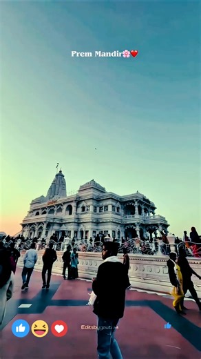 Radhe Radhe 🦚🌸(Prem mandir)Vrindavan status #subscribe #love #radhakrishna