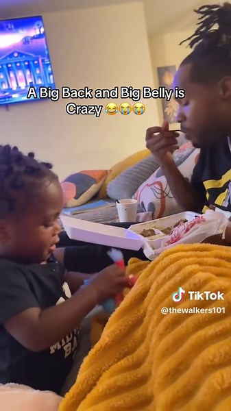 lol Kids don’t hold back no punches 😂😂😂😭🤦🏾‍♂️ #bigback #dadlife #thewalkers101 #funny #fyp