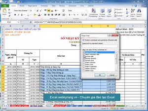 Cách đặt pass cho file excel & khóa dữ liệu bằng mật khẩu (PRO 2016)