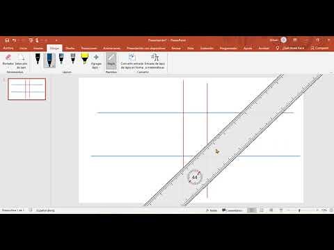 COMO UTILIZAR LA REGLA EN POWERPOINT📏🖋📏📐💄✏