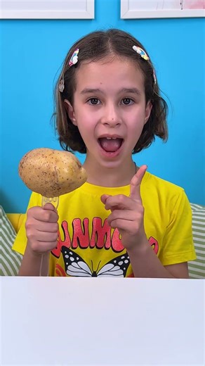 🌸 Let’s MAKE FLOWER STAMPS with POTATOES! Fun DIY Idea! ✨