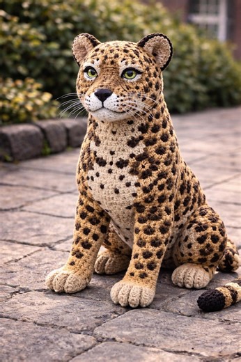 Realistic Leopard Amigurumi Crochet Pattern PDF • Large Wild Cat Plush • Crochet Leopard Toy • Digital Download - Etsy