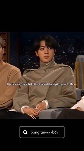 This is what lana del rey song in human form [stream arirang] # jin # Kim seok jin