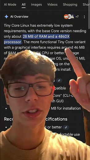 Tiny Core Linux is surprisingly very small #tech #operatingsystem #linux ￼