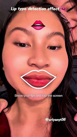 How to use lip type detection effect 👄❤️‍🔥💗 #trending #reels #edit #explore #tutorial #shortvideos