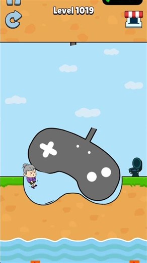 Slice Controller 🎮 Funny Game Level 🤣😁 #1019 #shorts #shortsfeed #slicetosave #funny #gaming #viral