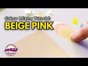 How To Easily Mix Beige (Or Soft Pink!) Step-By-Step Painting