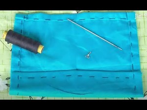 Class 02 : How to stitch Kerchief by Normal Needle | Tailoring Course-Basic | JiniFashions