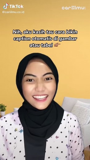 Cara Otomatis Insert Caption di Gambar Microsoft Word