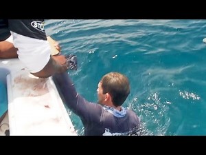 Fisherman Pulled Overboard by Giant Fish - ft. kanalgratisdotse