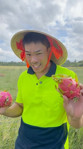 24K views · 8.3K reactions | How to Eat a Dragonfruit #dragonfruit #tutorial #comedy #fruit | HoeyFarmer | Facebook