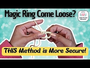 Double Magic Ring Crochet for Beginners | Best Magic Ring Tutorial #magicringcrochet #magicring