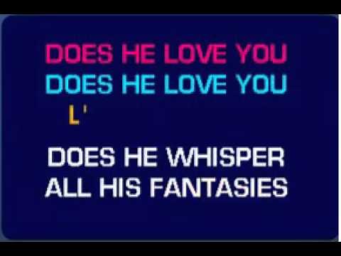 Does He Love You - Karaoke Track